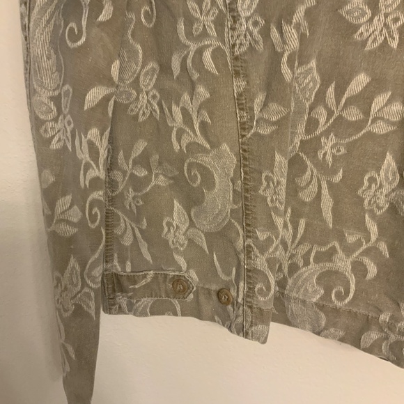 Denim & Co Blazer Jacket Women’s Medium Floral - Picture 5 of 13